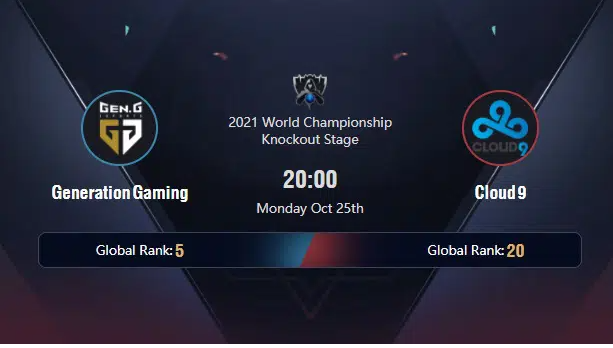 Worlds Match Preview: Gen.G vs Cloud9 – By DJ Esports